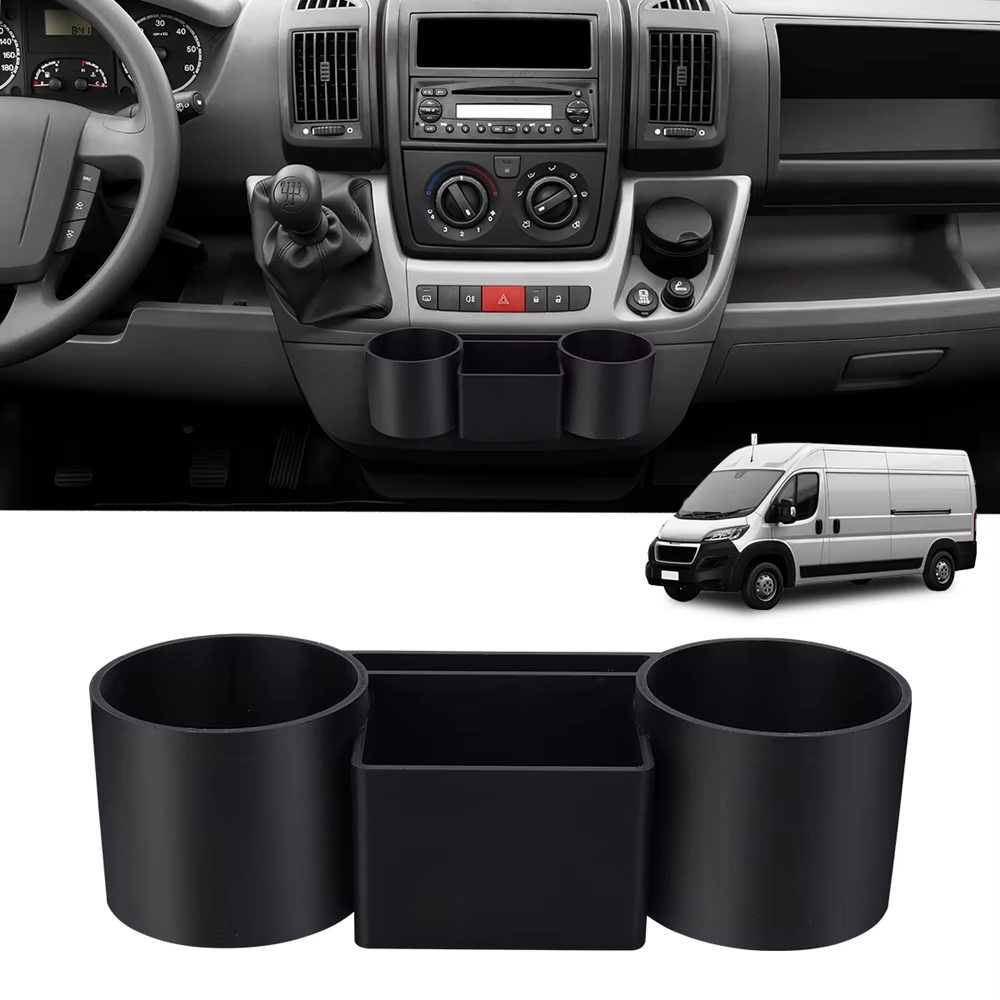 3D Printing Holder - Console centrale doppio portabicchieri per Fiat