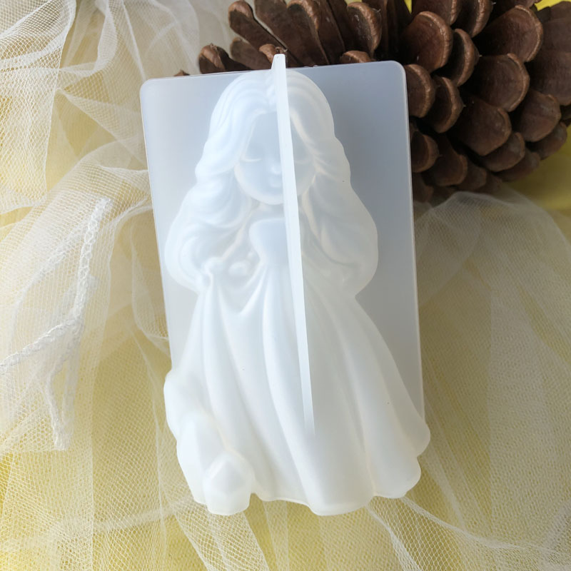 3D Printing With Silicone - 3D carino principessa candela in silicone