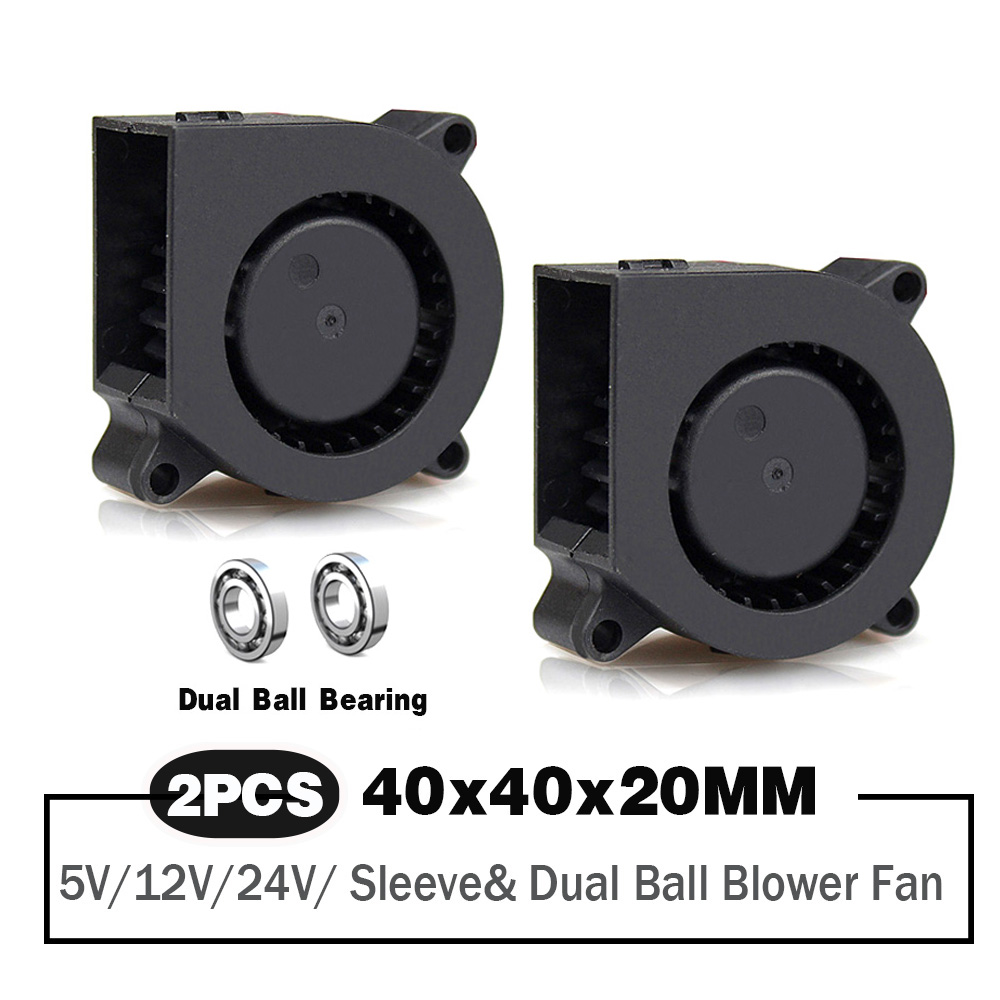Cooling Fan 40Mm 3D - 2 pezzi 40mm ventilatore 4020 40x40x20mm