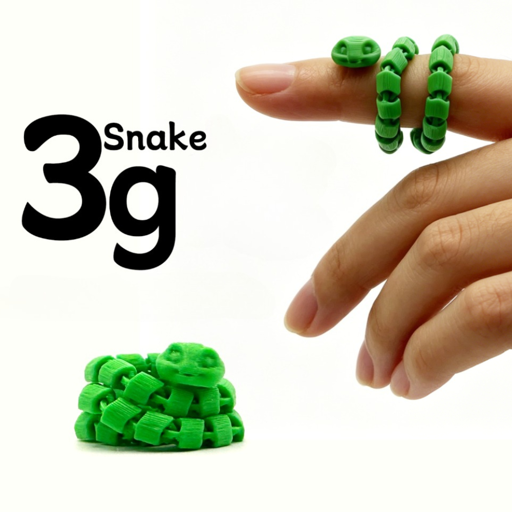 3D Printing Food - Mini Serpente Articolato Stampato in 3D,