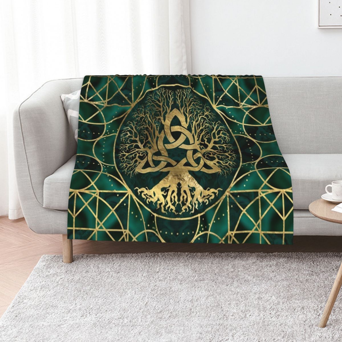 3D Printing Gold - Coperta in peluche calda e soffice