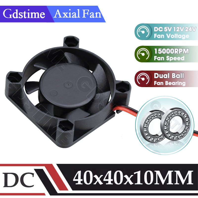 Cooling Fan 40Mm 3D - Ventola Gdstime 4010 24V 12V 5V