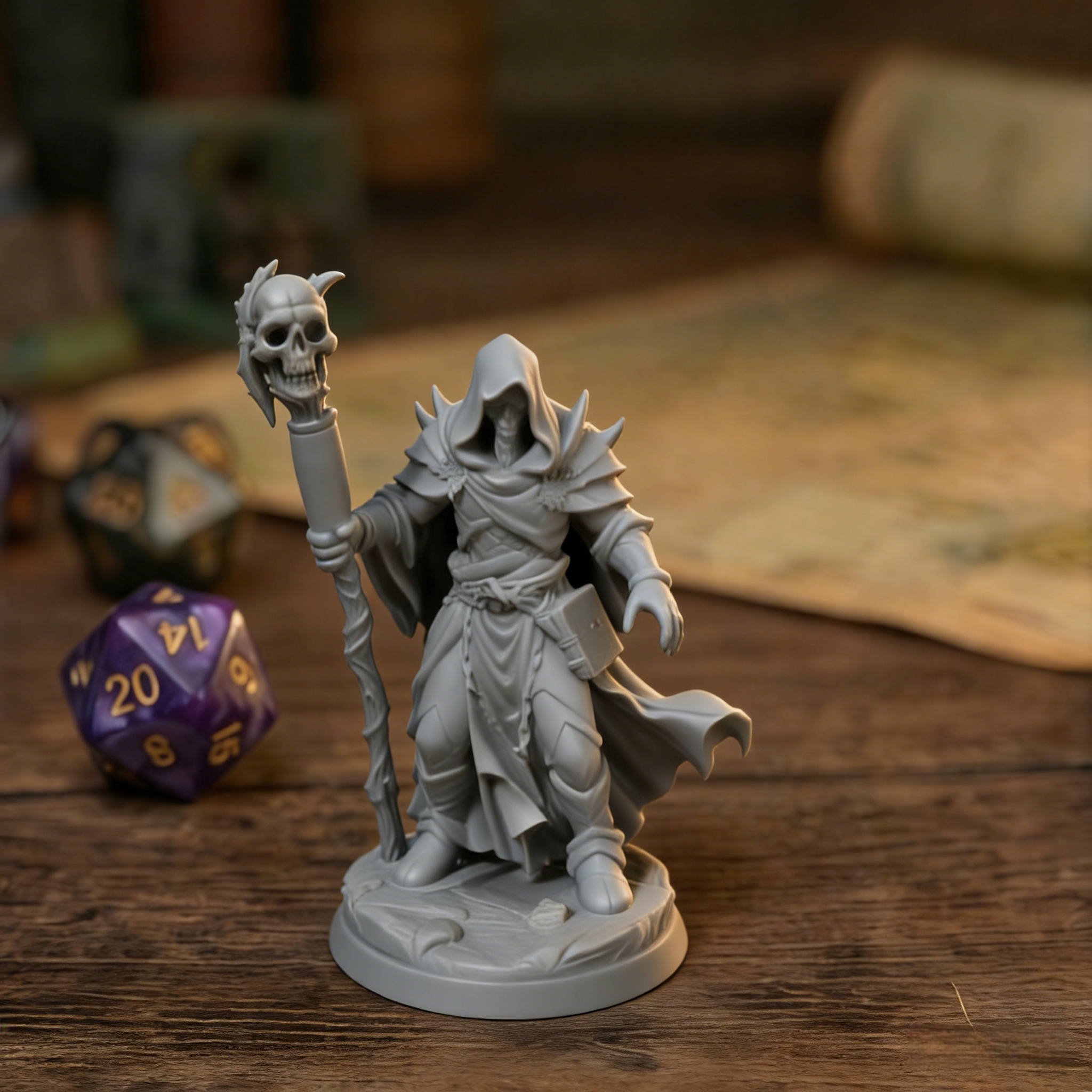 3D Printing Chess - Modello di Necromante Stampato in 3D,