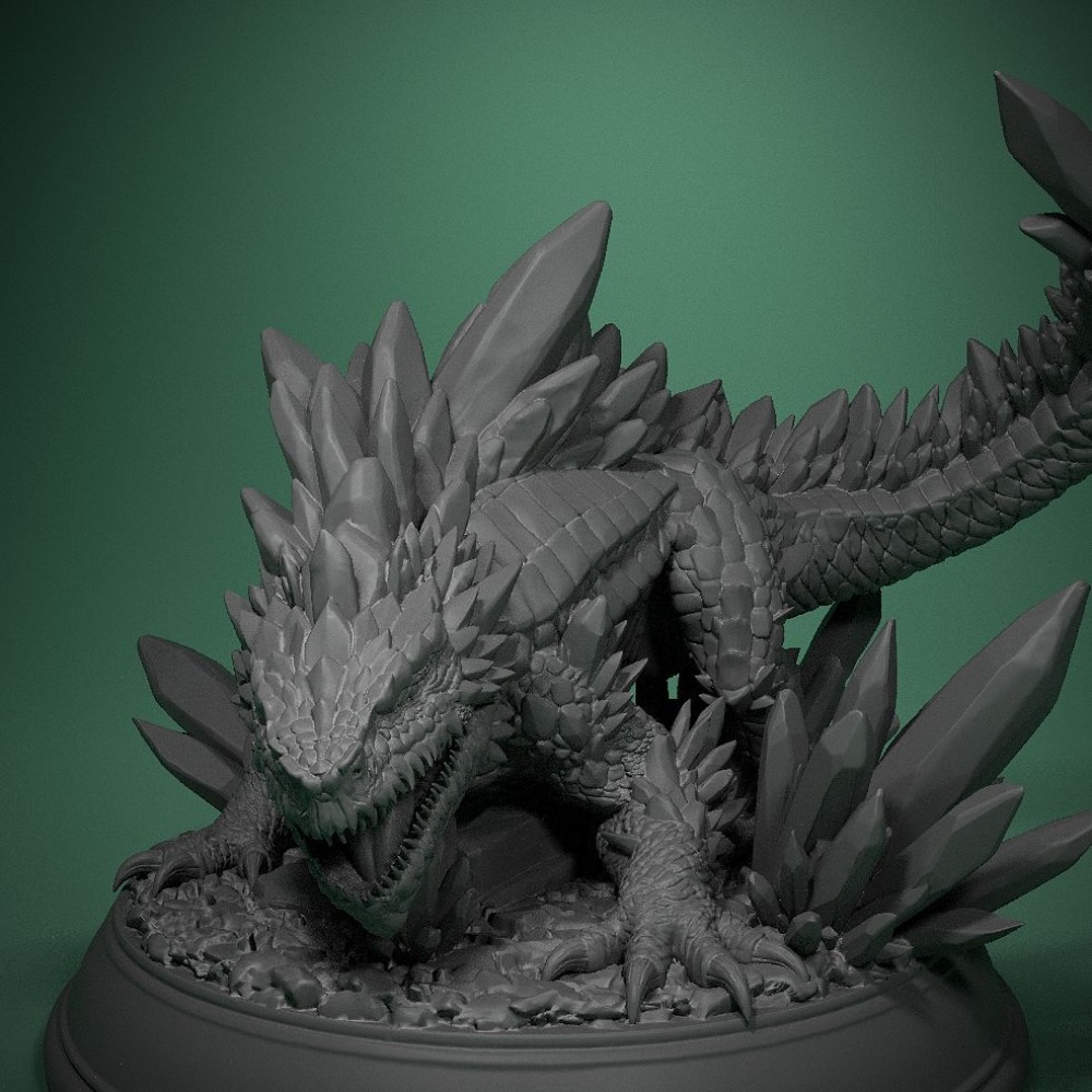 3D Printing Chess - Lucertola di cristallo Gioco da tavolo