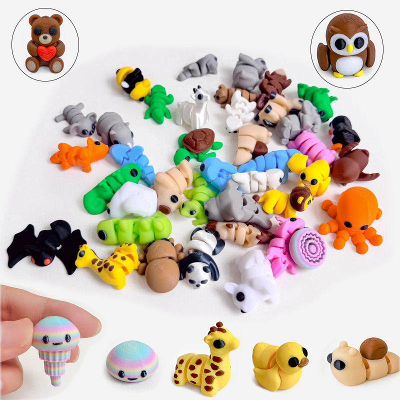 3D Printing Food - 10-50 Pezzi Figurine di Animali Mini