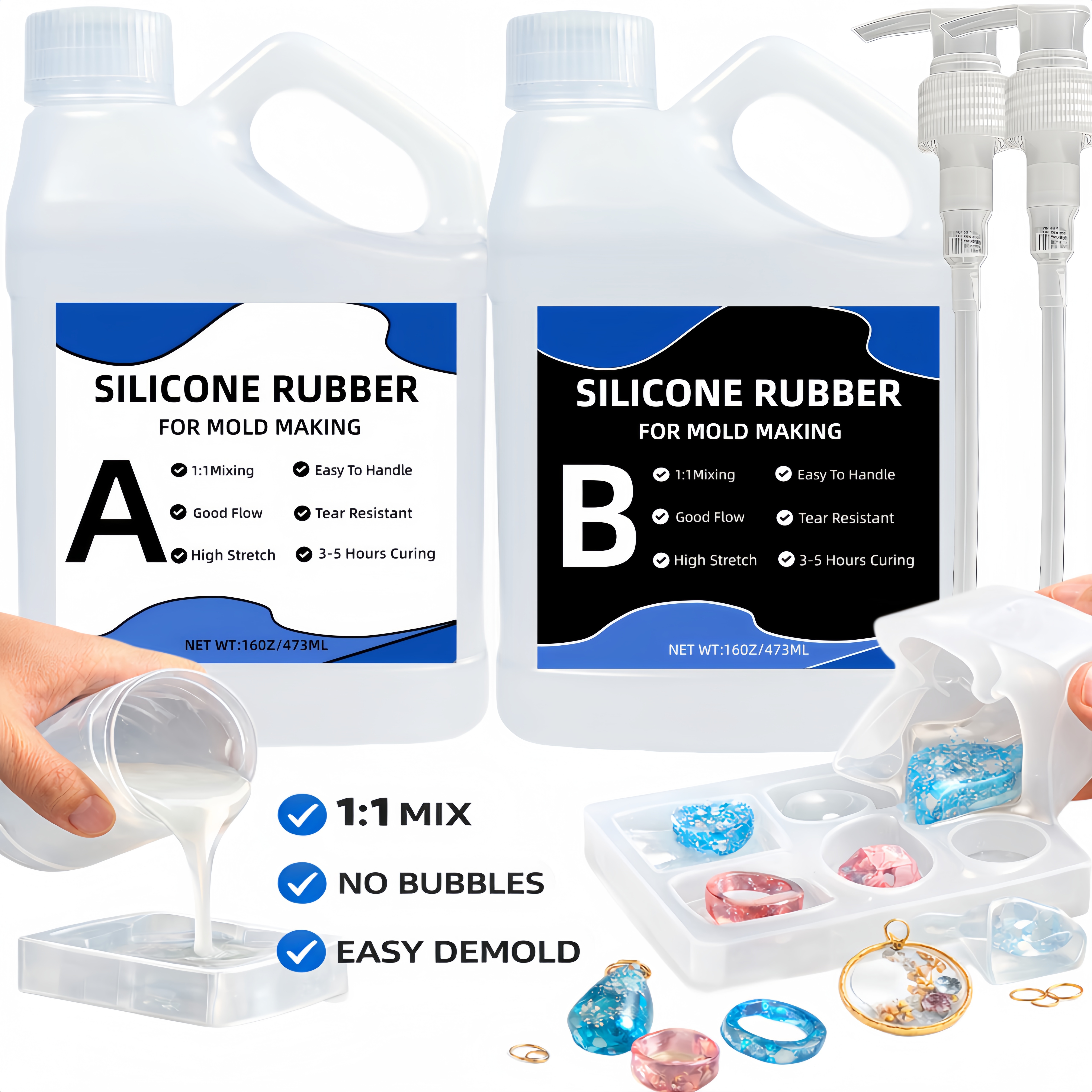 3D Printing With Silicone - Kit per Creazione Stampi in Silicone