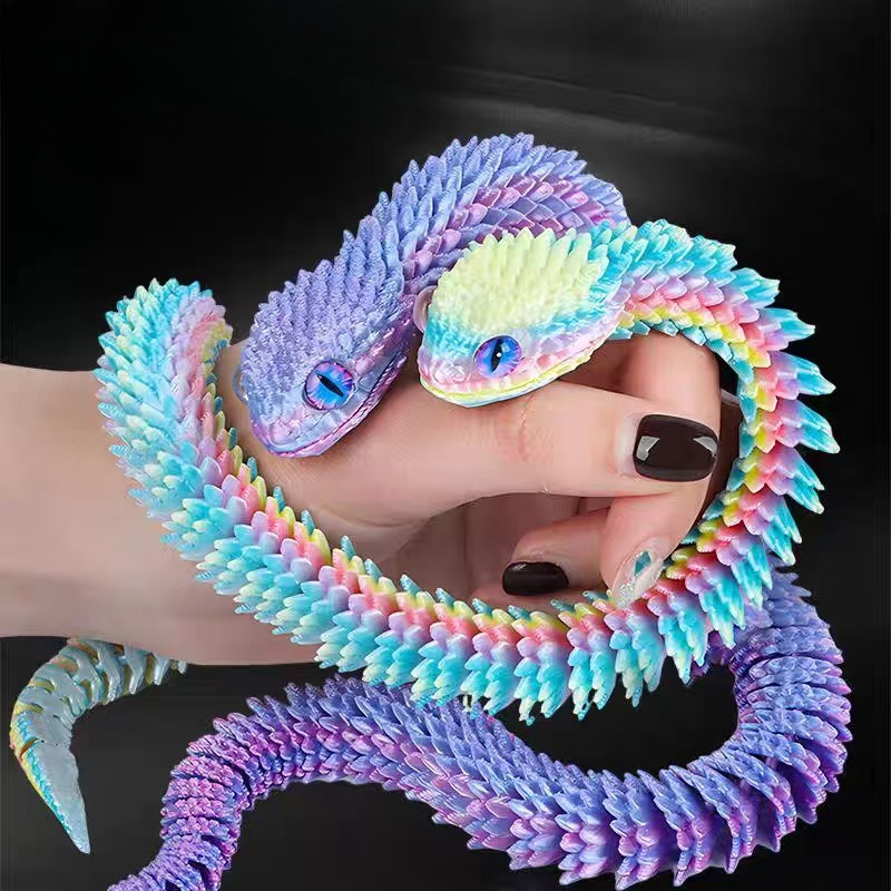 3D Printing Joint - Nuova Statua di Serpente Realistica Stampata