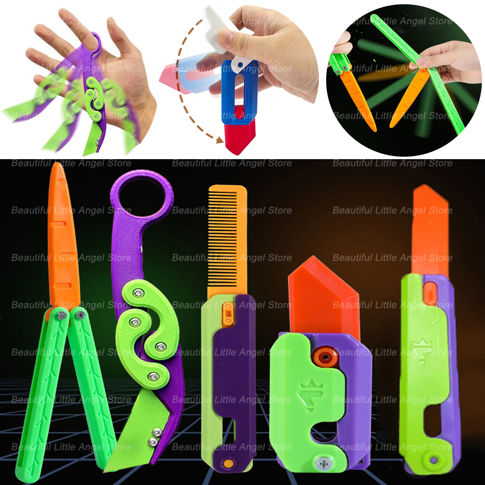 3D Printing Files - Nuovo coltello Fidget Toy tecnologia di