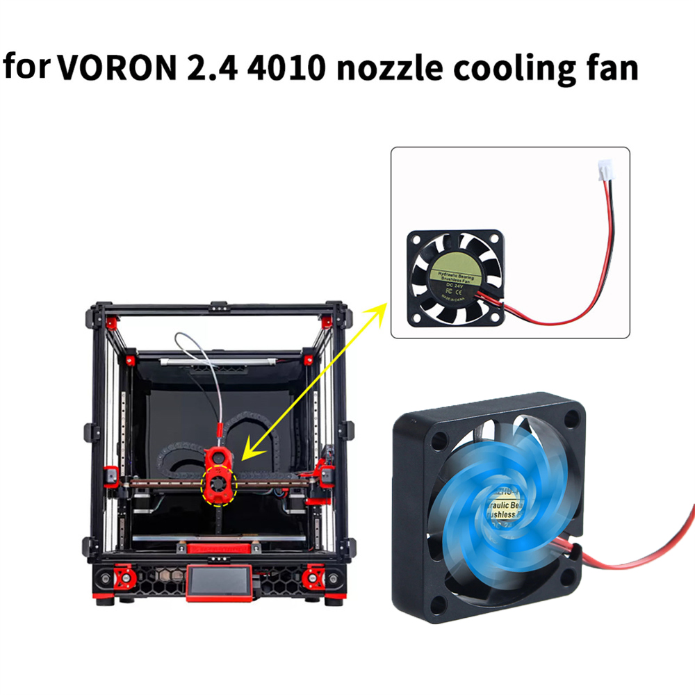 Cooling Fan 40Mm 3D - 4010 ventola di scarico idraulica ventola