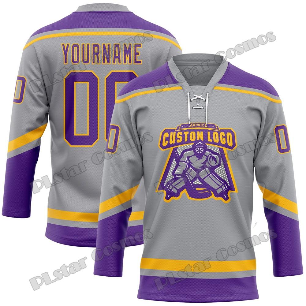 Maglia da Hockey Personalizzat - 3D Printing Gold recensione e prezzo