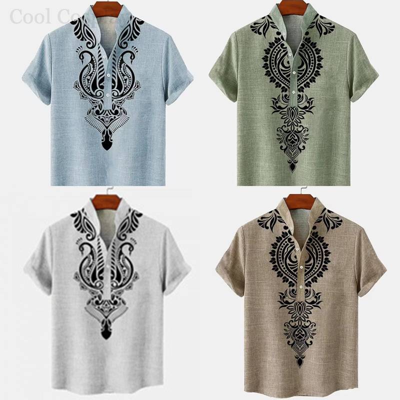 Camicia Henley Retrò da Uomo c - 3D Printing Quality recensione e prezzo