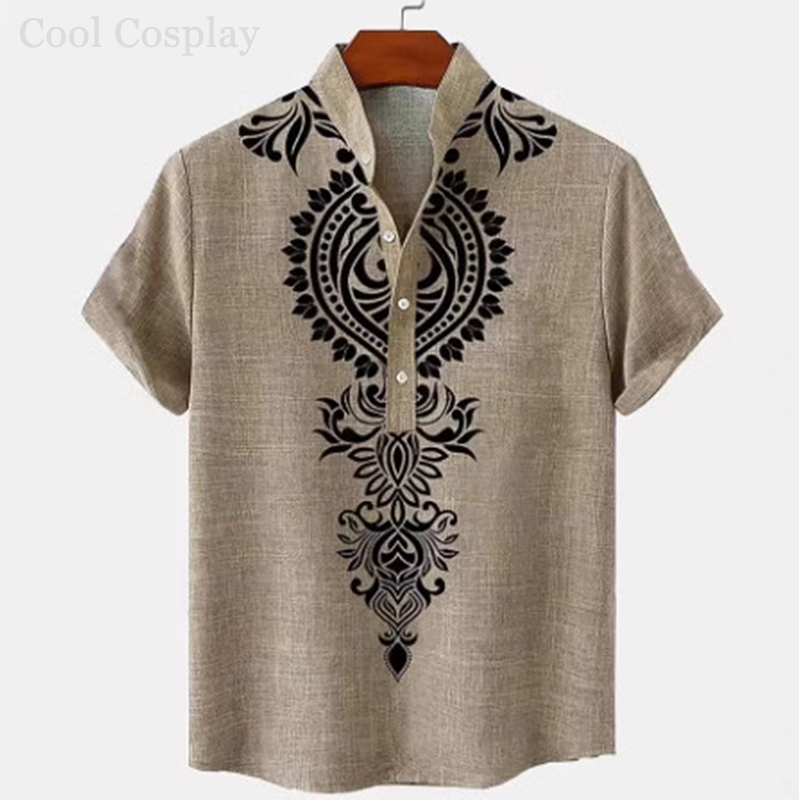Camicia Henley Retrò da Uomo c - 3D Printing Quality recensione e prezzo