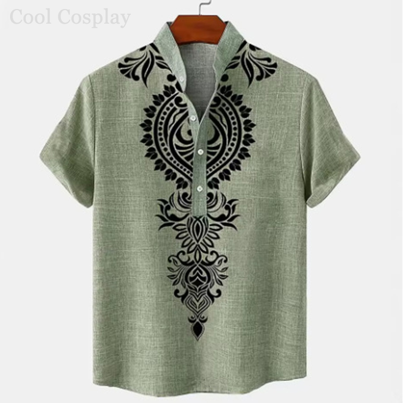 Camicia Henley Retrò da Uomo c - 3D Printing Quality recensione e prezzo
