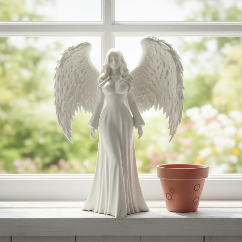 Statuetta Religiosa di Angelo  - 3D Printing Gold recensione e prezzo