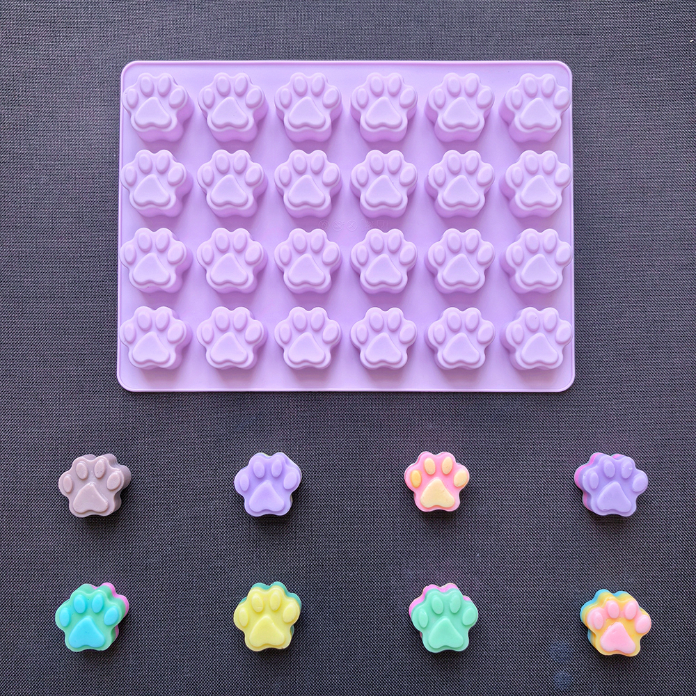 1 pz 24 fori a forma di zampa  - 3D Printing With Silicone recensione e prezzo