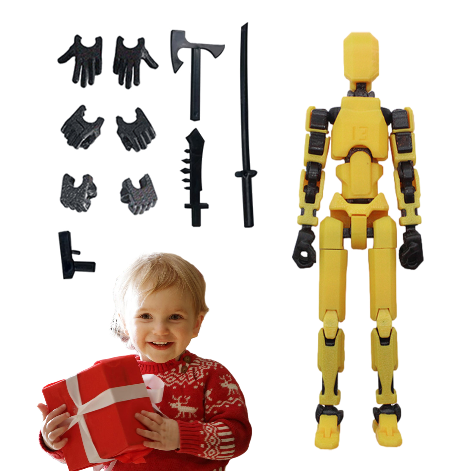 1PCS 13 Giunti Figura Articola - 3D Printing Drawing recensione e prezzo