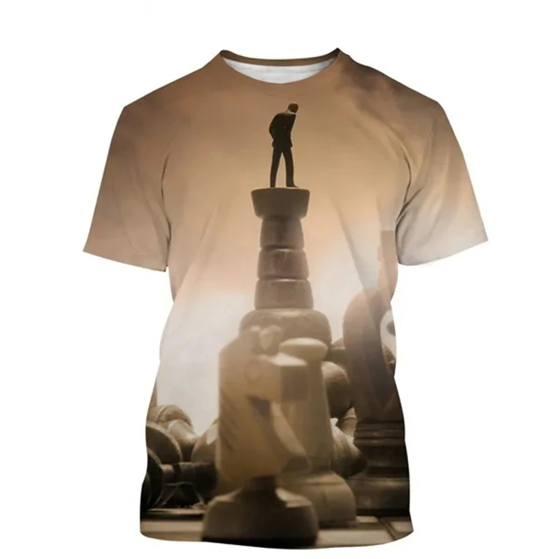 T-shirt degli scacchi Stampa 3 - 3D Printing Chess recensione e prezzo