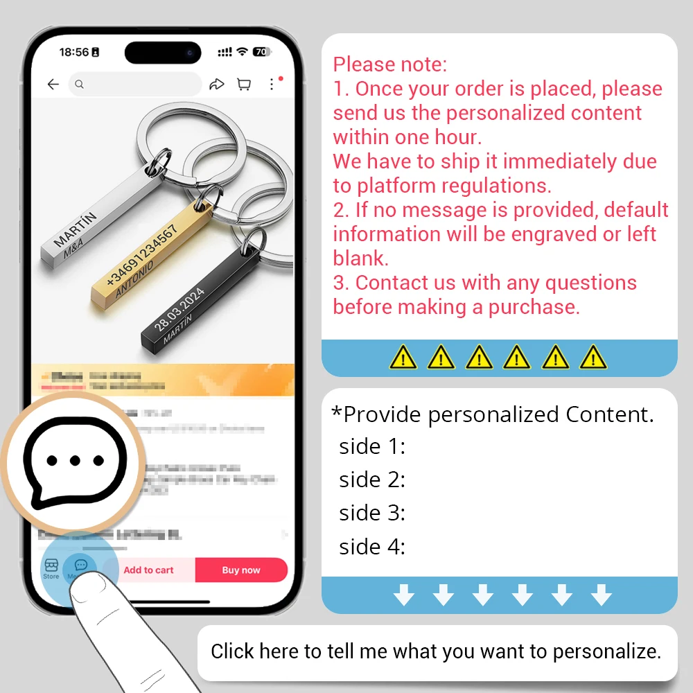 Portachiavi personalizzato con - 3D Printing Gold recensione e prezzo