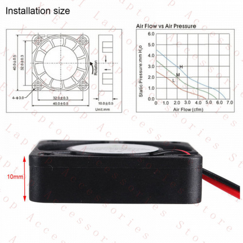 F 4X 12V Stampante 3D per lapt - Cooling Fan 40Mm 3D recensione e prezzo