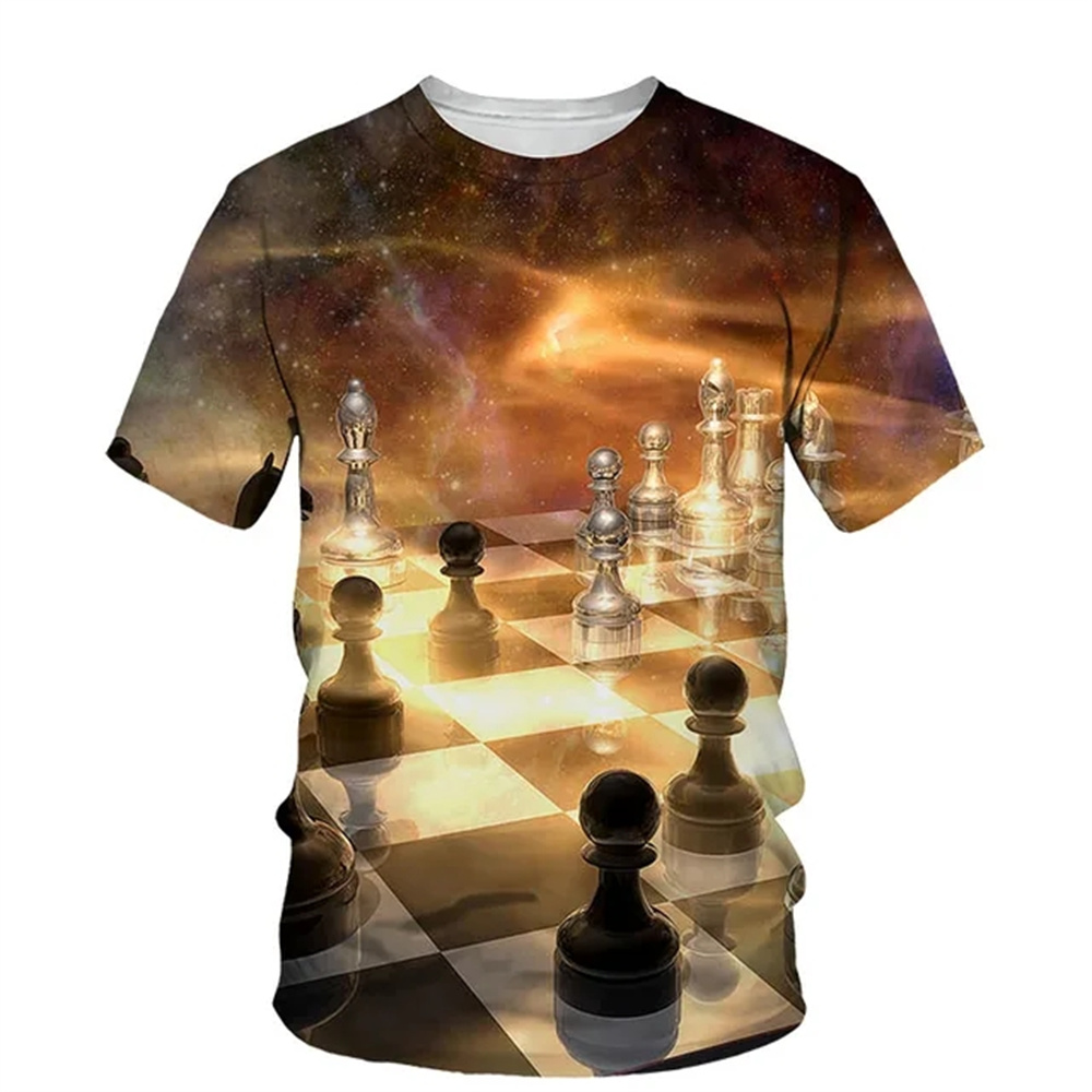 T-shirt con stampa 3D di scacc - 3D Printing Chess recensione e prezzo
