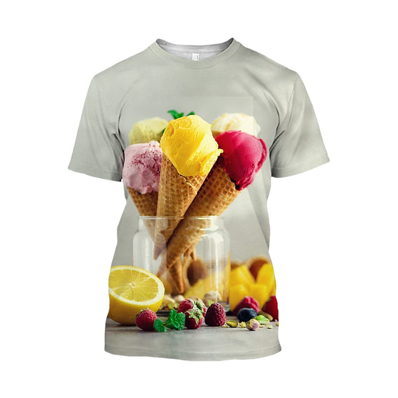 Ice Cream 3D Print T-Shirt uom - 3D Printing Food recensione e prezzo