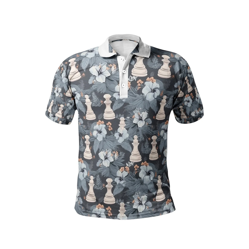 Chess King 3D Print Polo Shirt - 3D Printing Chess recensione e prezzo