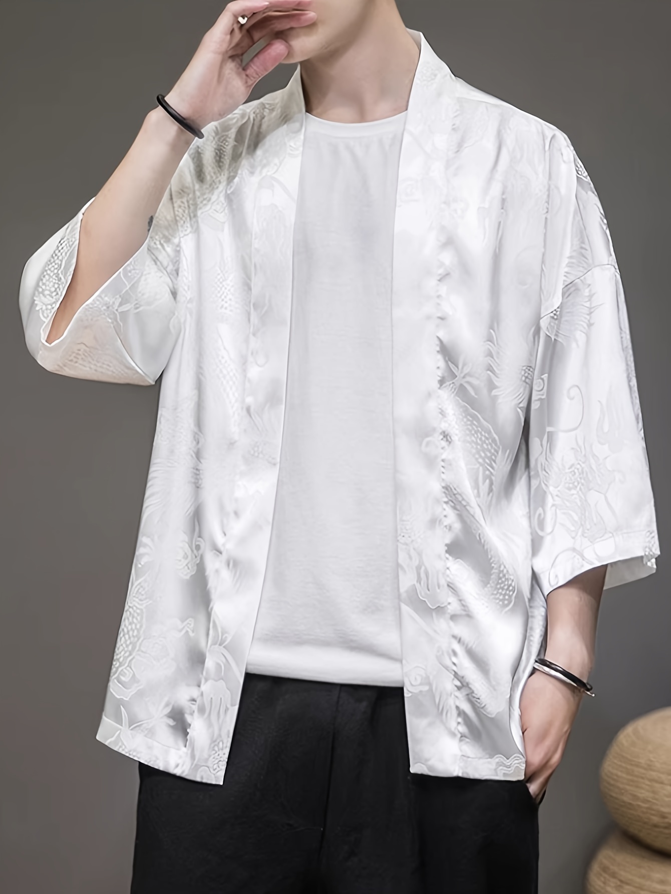 Kimono da uomo estivo 2026 con - 3D Printing Drawing recensione e prezzo