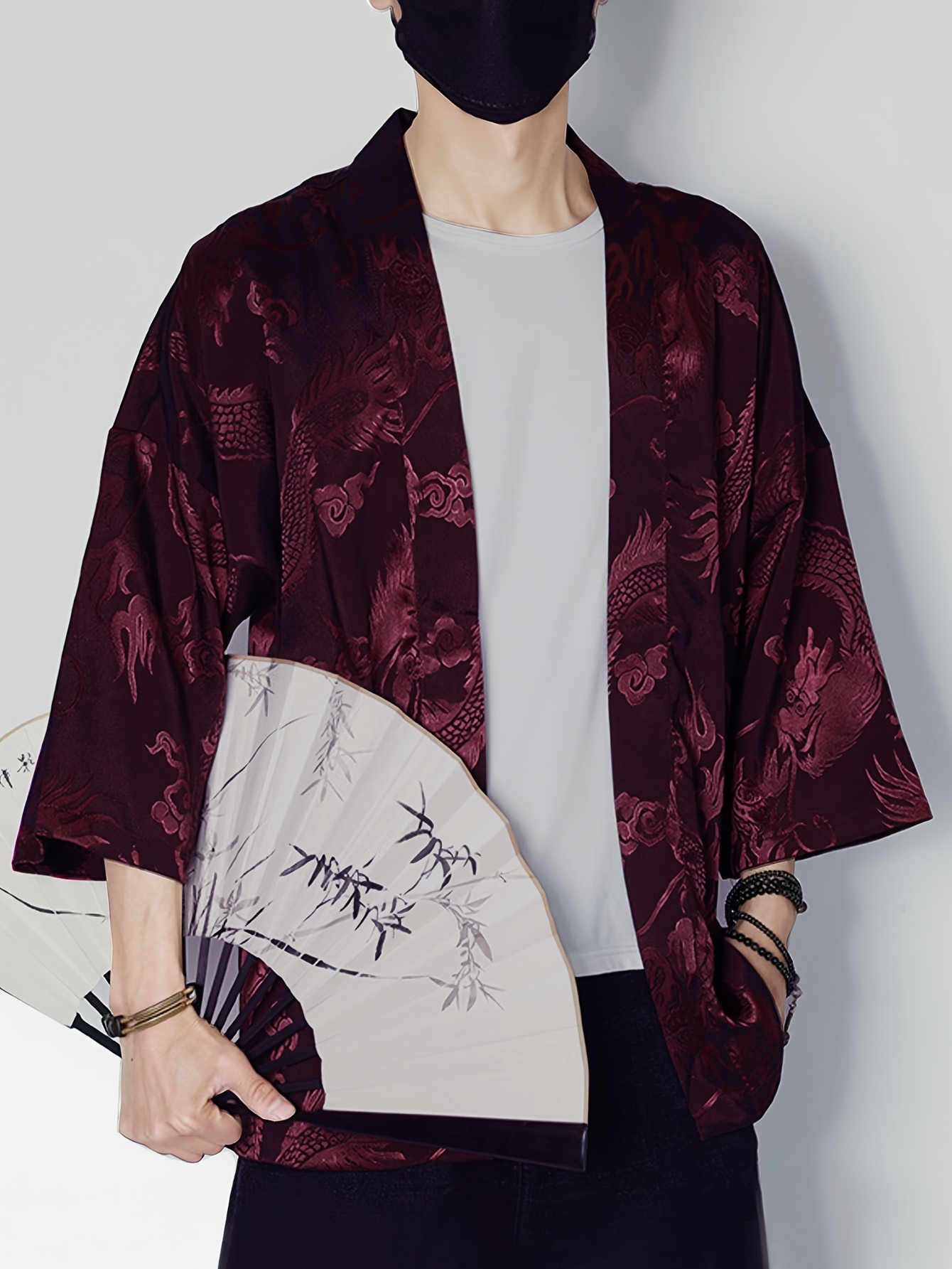 Kimono da uomo estivo 2026 con - 3D Printing Drawing recensione e prezzo