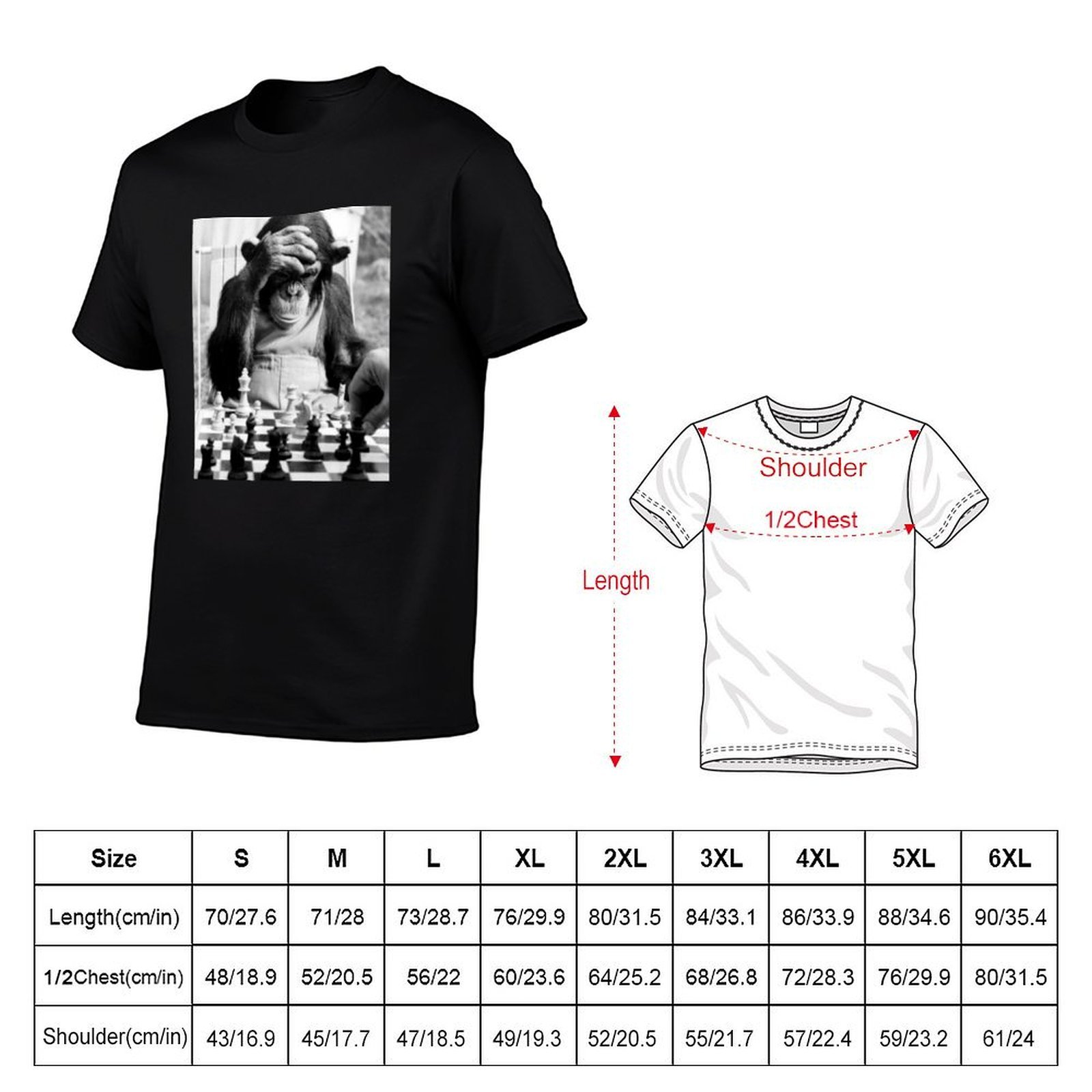 T-Shirt Divertente con Scimmia - 3D Printing Chess recensione e prezzo