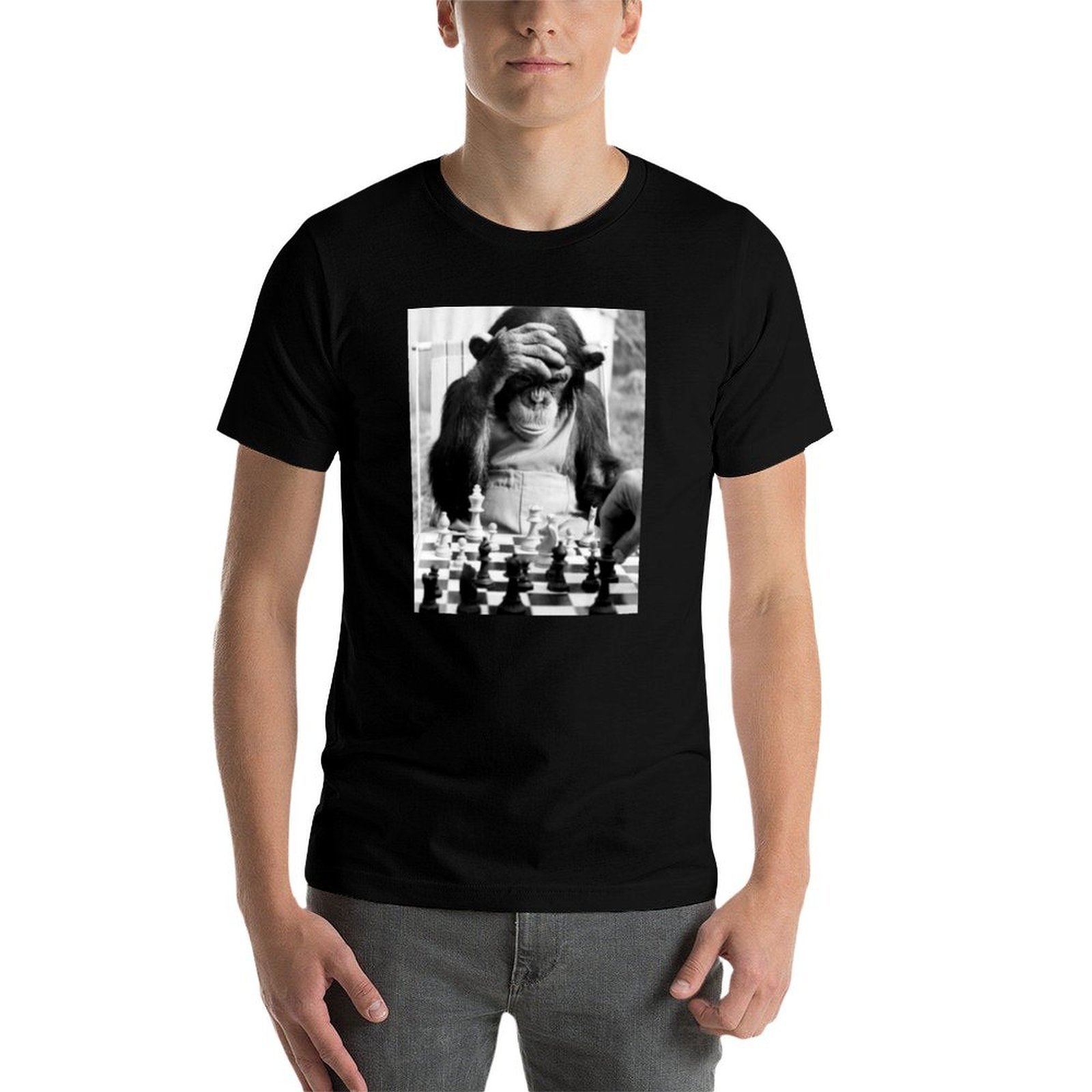 T-Shirt Divertente con Scimmia - 3D Printing Chess recensione e prezzo