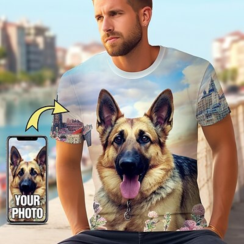 T-shirt personalizzata per ani - 3D Printing Drawing recensione e prezzo