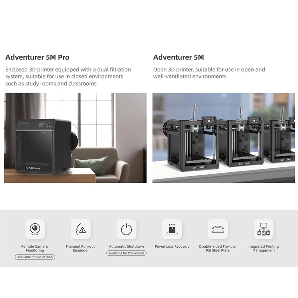 Flashforge Adventurer 5M Pro S - 3D Printing Files recensione e prezzo